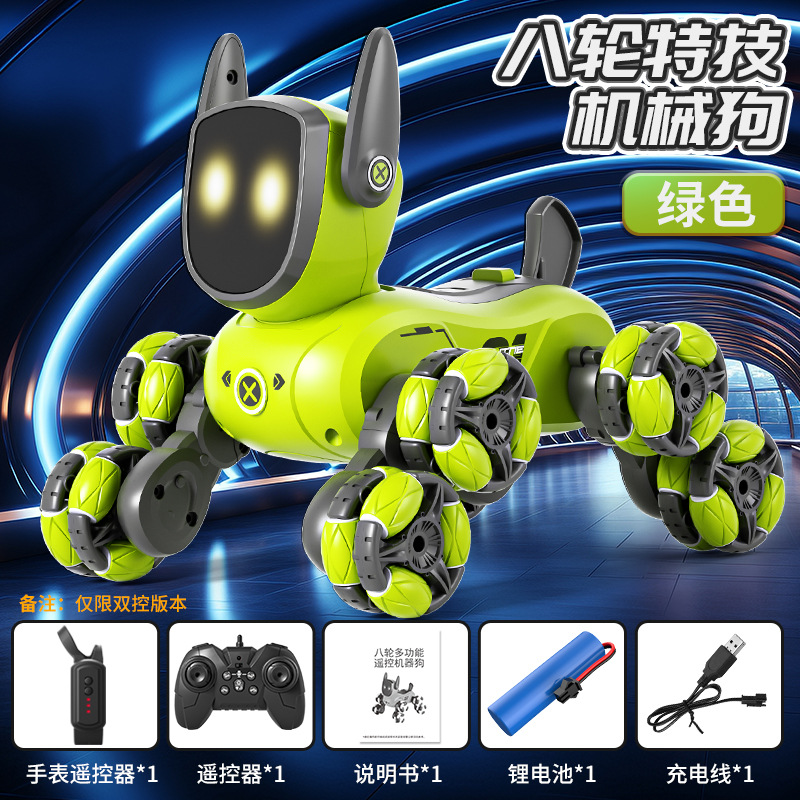 JJRC ocho rondas truco mecánico perro control remoto juguete gesto inducción deformación rompecabezas educación temprana perro robot inteligente para niños image 10