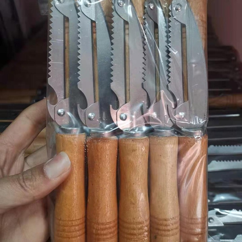 木の柄の多機能のかんなの皮むき刀の皮むき器の台所用品の1元の2元の店の商品の供給源|undefined