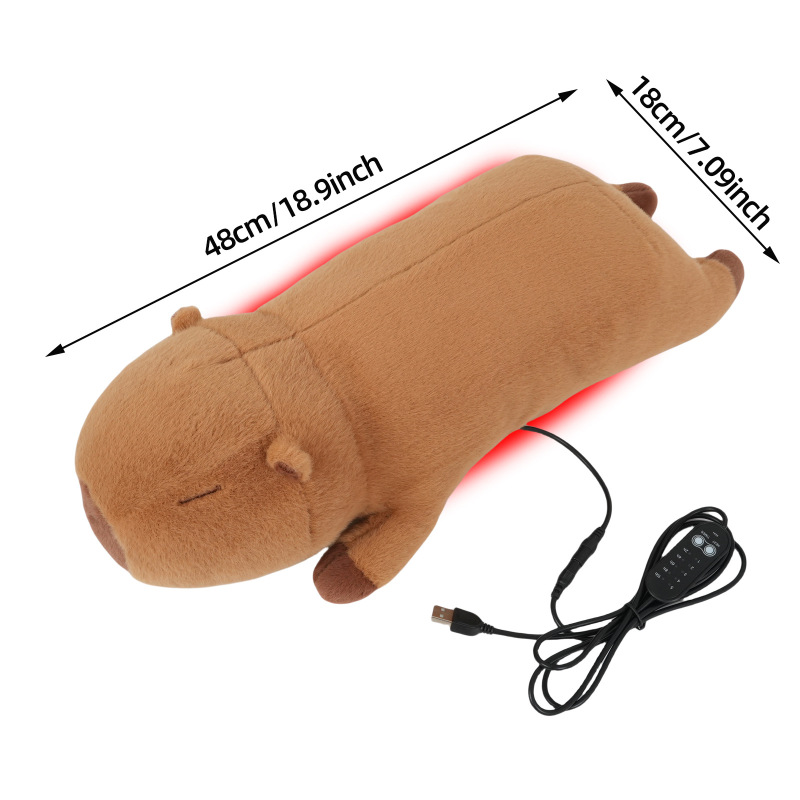 Amazonクロスボーダーusb発热人形heating doll抱き枕クッション温敷长脚猫加热人形|undefined