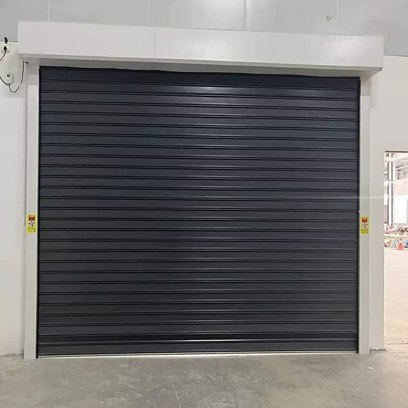 双层铝合金电动卷闸门欧式保温防盗卷帘门材质厚度可定制