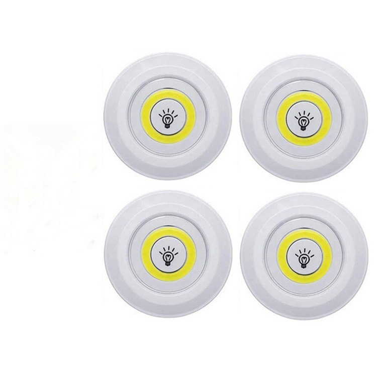 Luz tres en uno con control remoto inalámbrico COB transfronterizo. Luz nocturna táctil multifuncional para dormitorio/armario. Iluminación inteligente. Luz activada por toque.