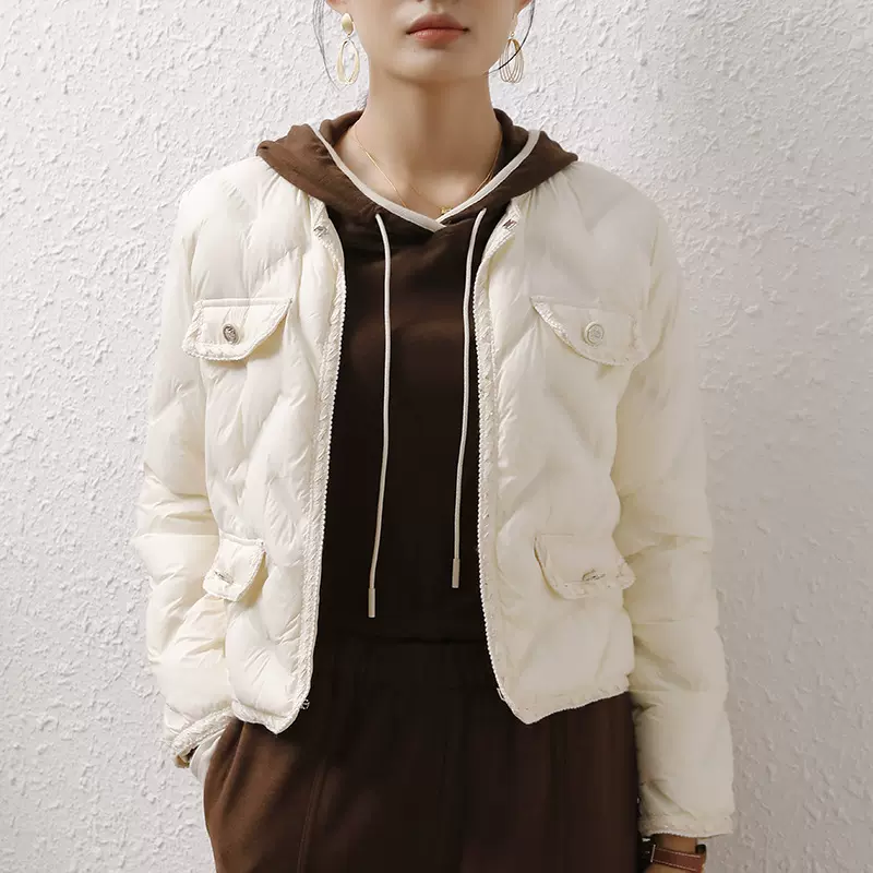 冬季新款短款小香风羽绒服30191193