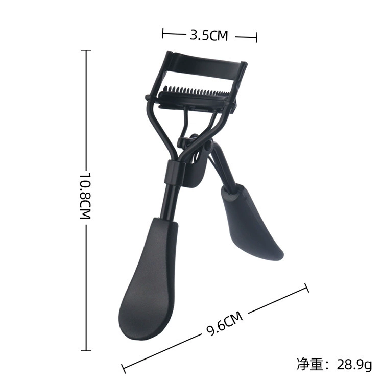 Eyelash Curler, Plastic-Handled Metal Clamp, Compact 8.6 cm, Assorted Colors