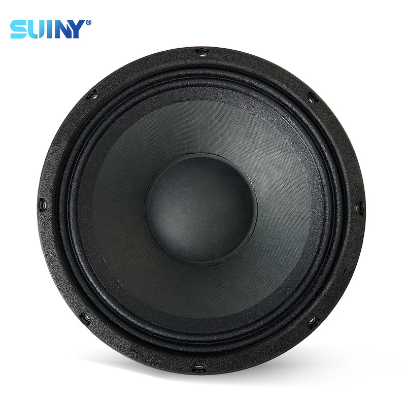 SUINY/Shuyin Cuerno de woofer medio de 10 pulgadas, matriz de línea, neodimio, potencia magnética, woofer de carrera larga, woofer de frecuencia completa