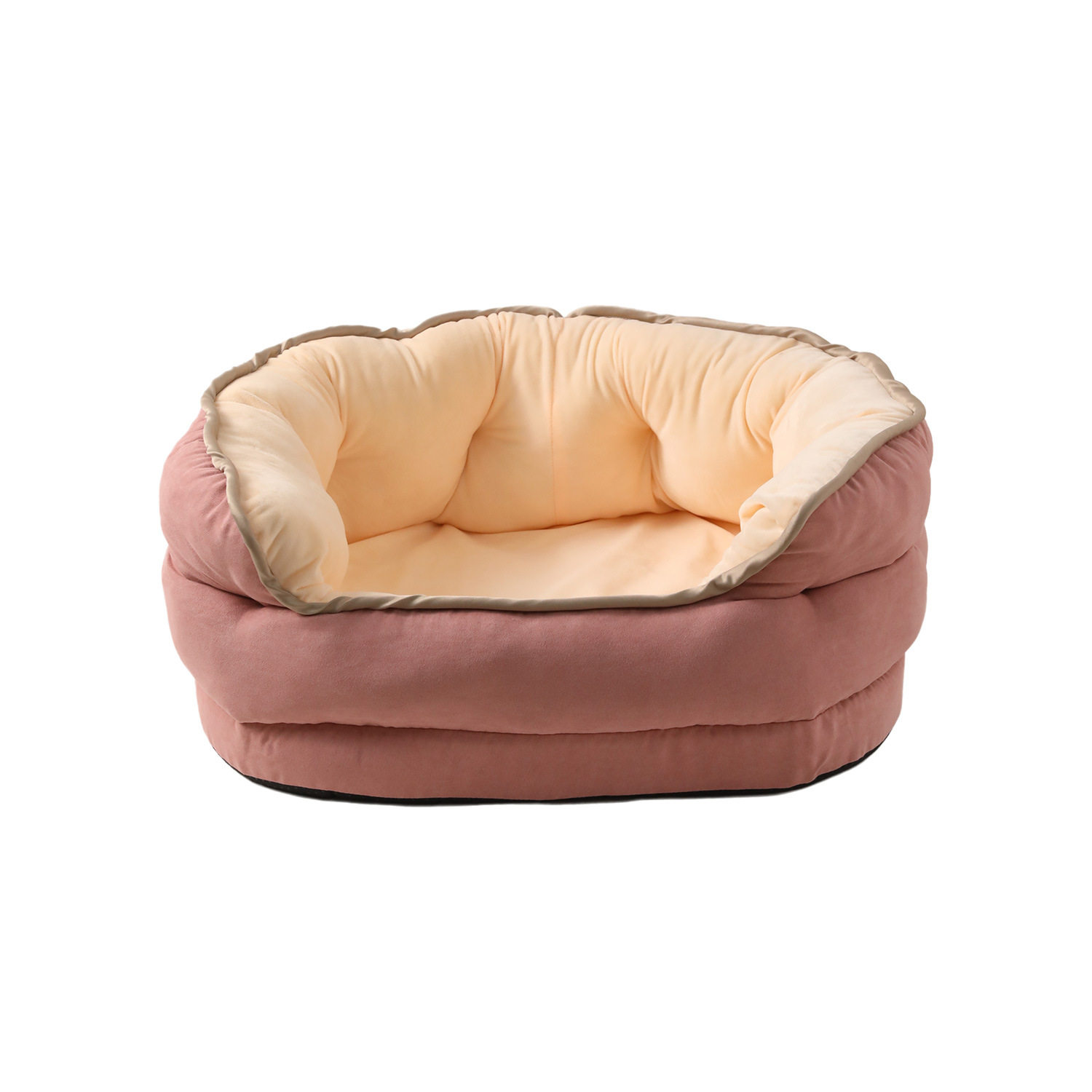 Perrera en invierno engrosada, cálida, semi-rodeada, gato, manta cálida, gamuza, perrera octogonal de tres capas, perrera para mascotas