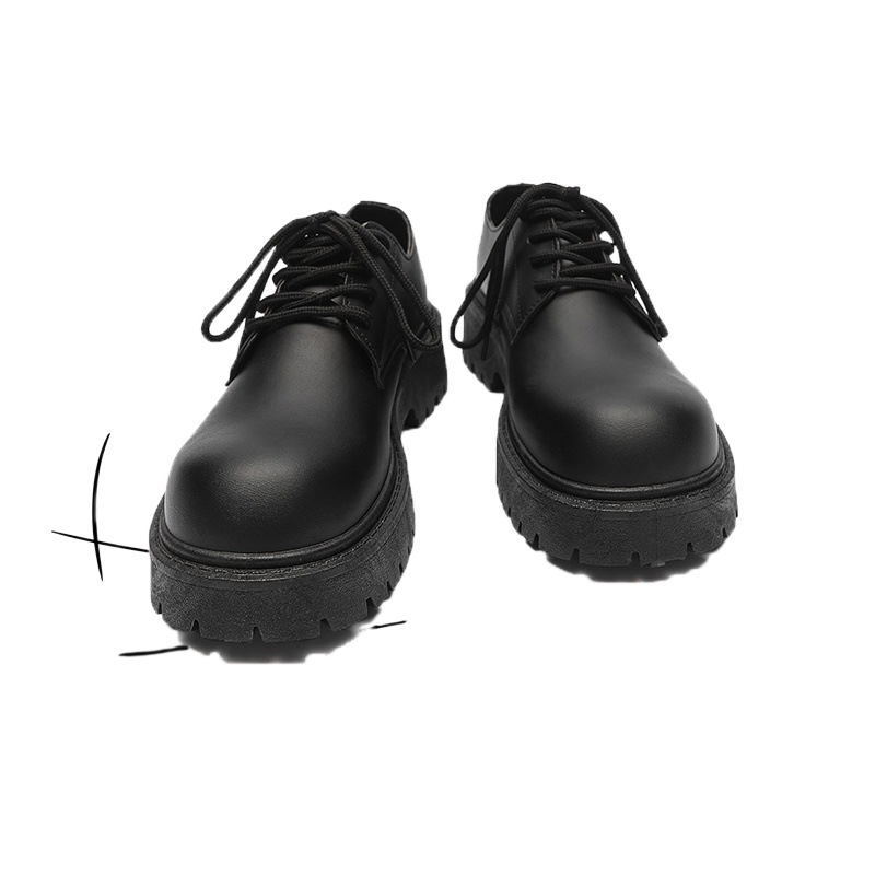 Chaussures d'été en cuir ShoeVault pour hommes, derbies décontractées à gros orteil, costume style Hong Kong, coiffeur pour jeunes, style britannique pour pieds larges._voghion.com