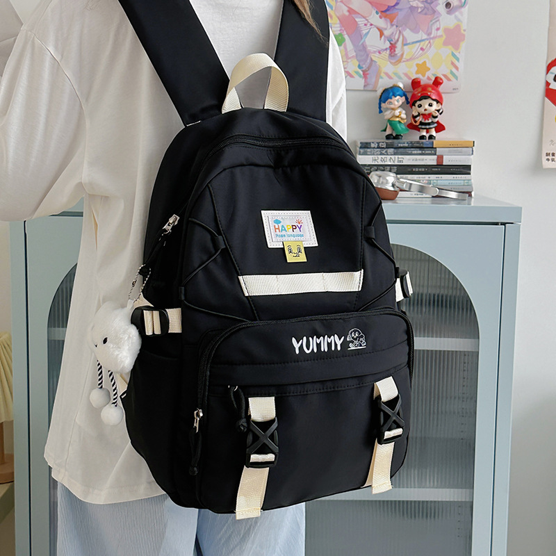 Mochila escolar de gran capacidad para mujer, estudiante de secundaria de todo fósforo, mochila para estudiantes universitarios, mochila escolar para estudiantes de marca de moda simple de Mori