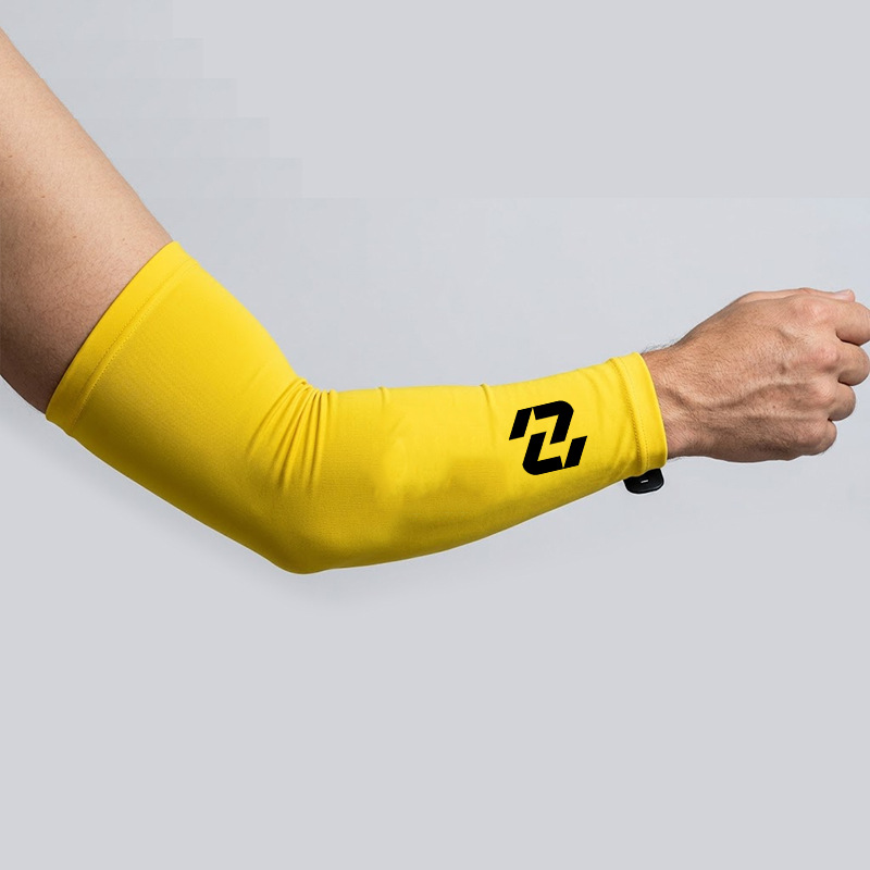 Custom-made summer ice silk sunscreen sleeves from the source factory for corporate workwear, delivery and courier services, with logo printing and processing based on provided designs