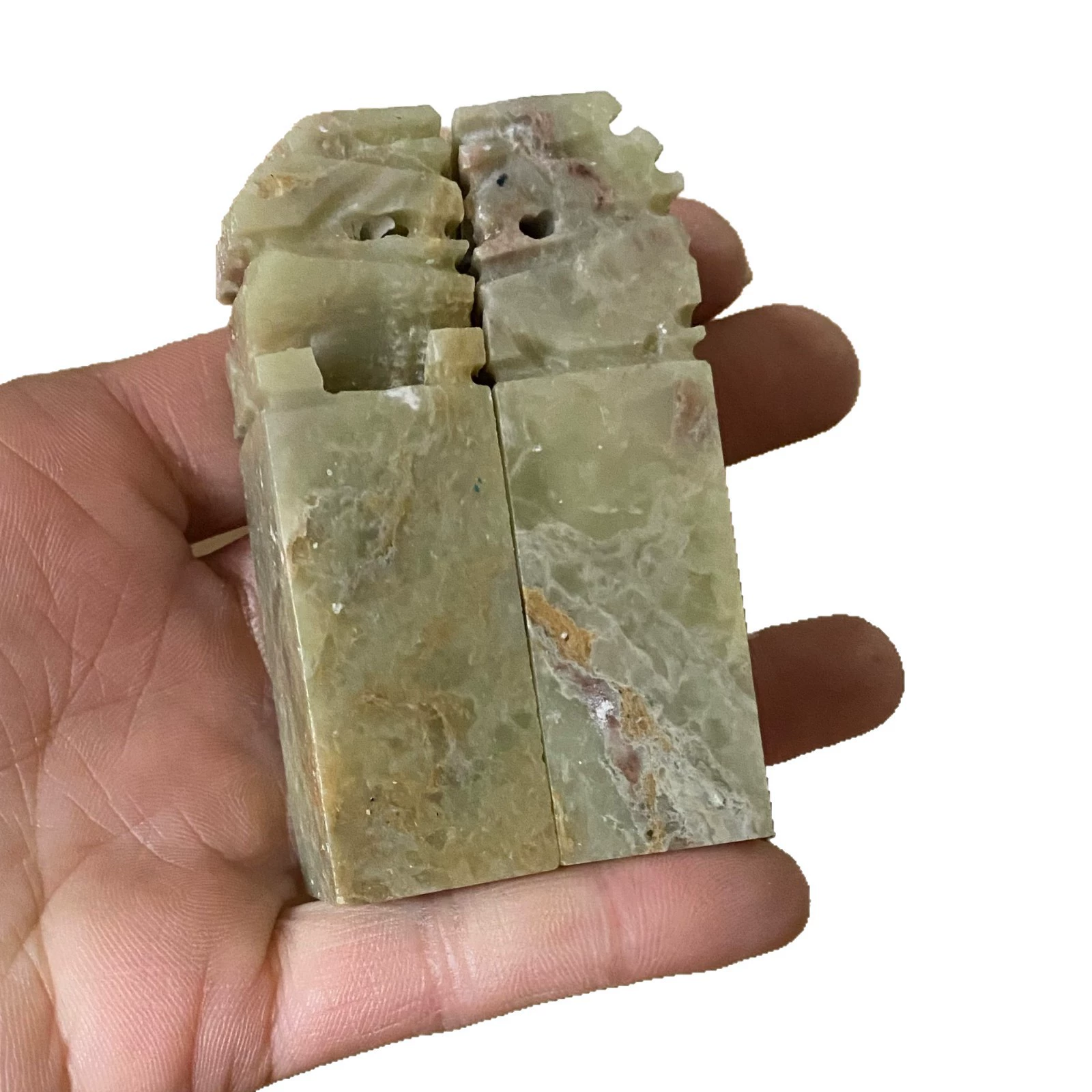 Печатка для практики, 2×2×7 см, дракон и феникс, лев