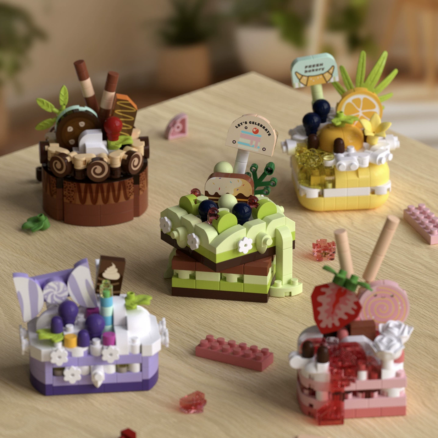 Chao Le Chuang Cartoon cute constructor, girl's gift
