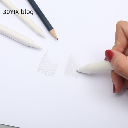 Direct Supply 3-Pack Painting and Correction Pens 6-Pack Sketching and Drawing Dual-Head Paper Erasers Extra White Xuan Paper Erasers