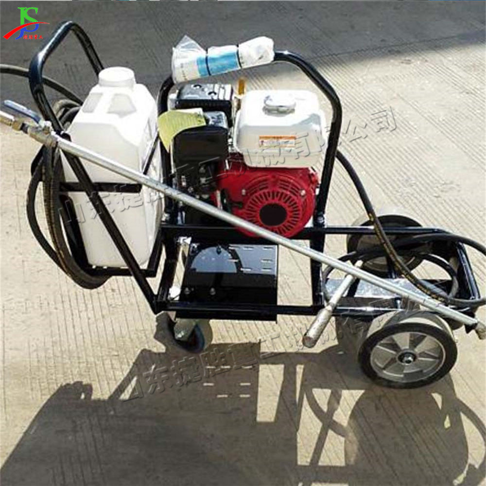 pulverizador de asfalto emulsionado pequeño pulverizador de asfalto empujado mano mantenimiento de pavimento de construcción reparador de distribuidor