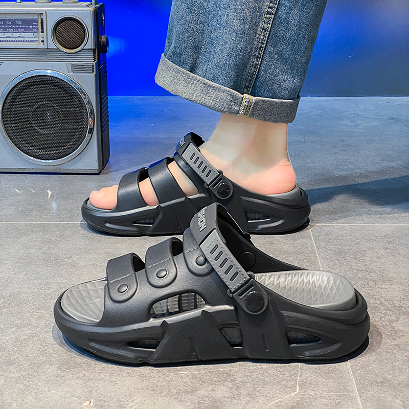 Sandalias de playa de Daifa para hombres, deportes de verano, antideslizantes, dos en uno, zapatillas de ocio deportivas para hombres