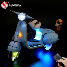 DIY��ľ���� �����ָ�10298VespaΤʿ��С����Ħ�г�LEDң�صƹ�