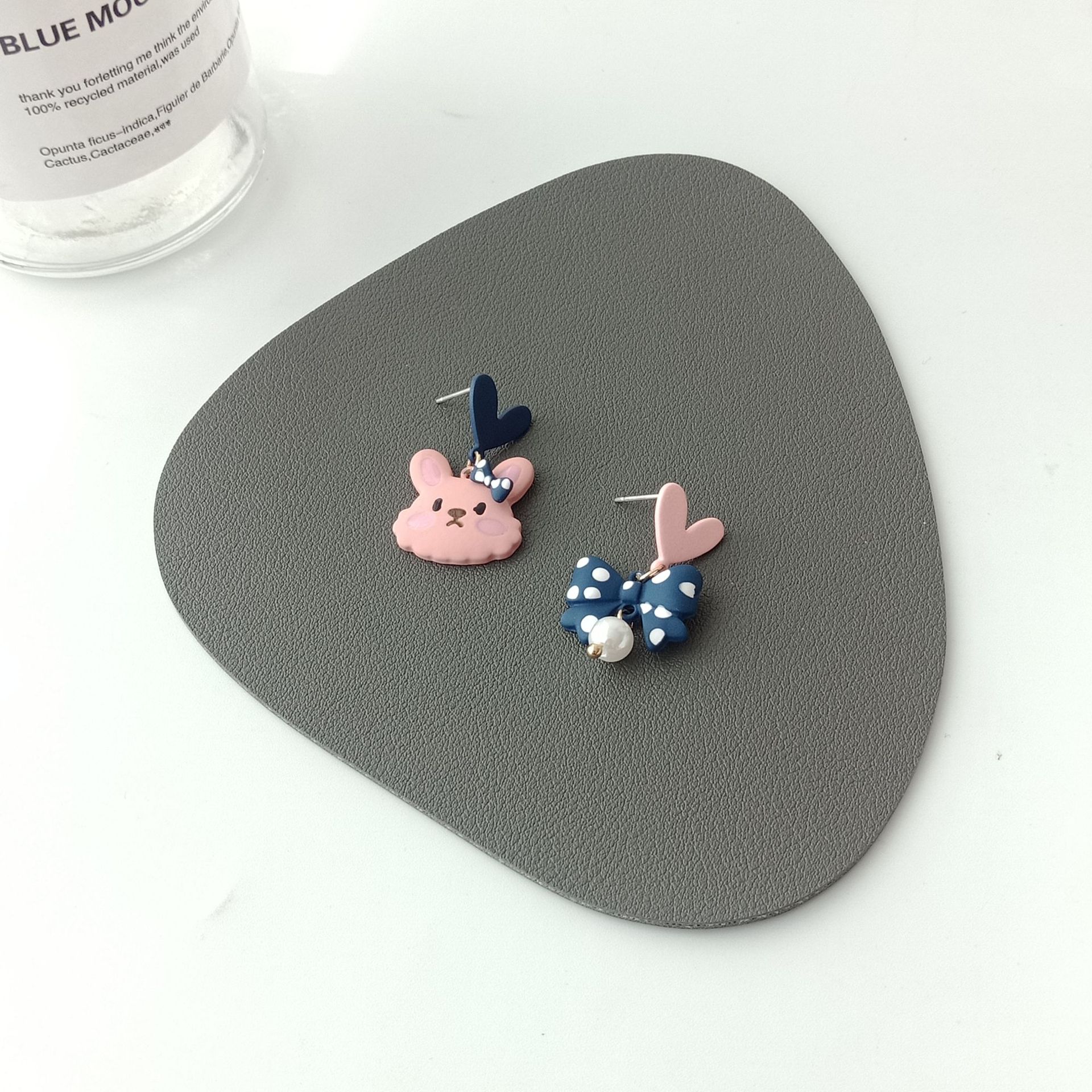 Sweet Rabbit Alloy Stoving Varnish Drop Earrings display picture 3