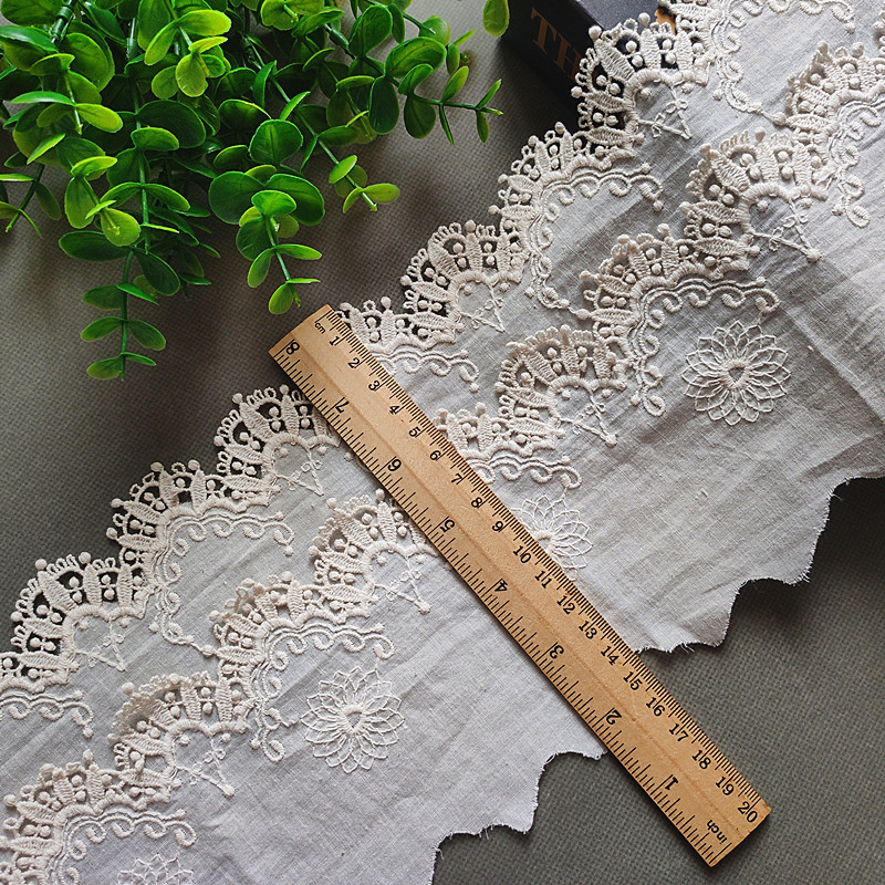 卸売りロリータ新品補助材料綿布刺繍片波レーススカート袖口装飾品レース
