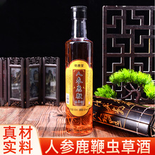 双阳人参鹿鞭虫草酒鹿鞭酒厂家直销人参鹿鞭酒瓶装直播饭店用批发