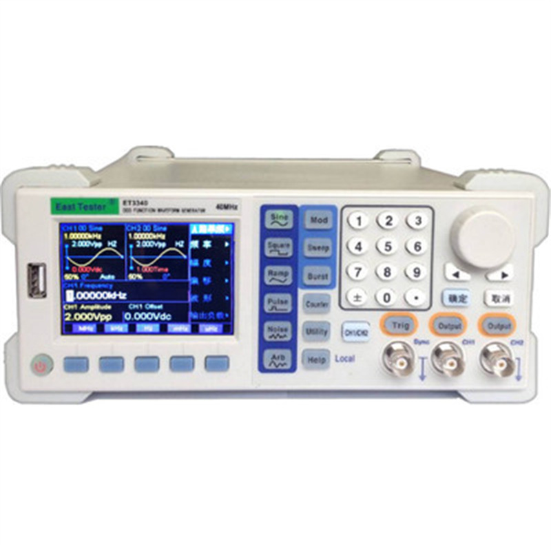中创ET3325双通道函数/任意波形发生器带宽25M同VC2003