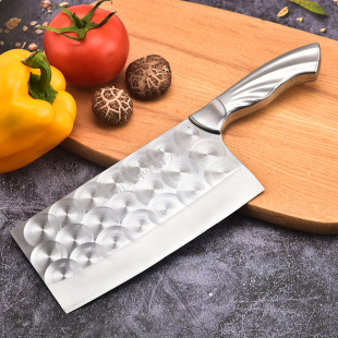 Yangjiang knife all-steel laser laser pattern kitchen knife cutting and cutting dual-purpose bone knife sharp bone knife chef special