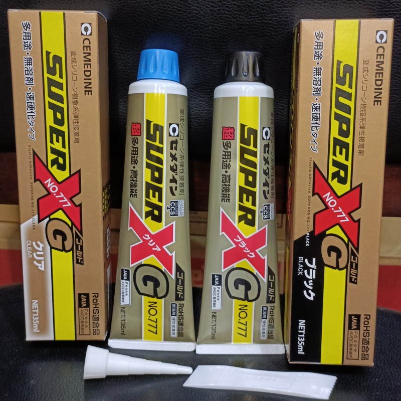 日本CEMEDINE施敏打硬777胶水Super/X/G弹性接着剂AX-114/115硅胶