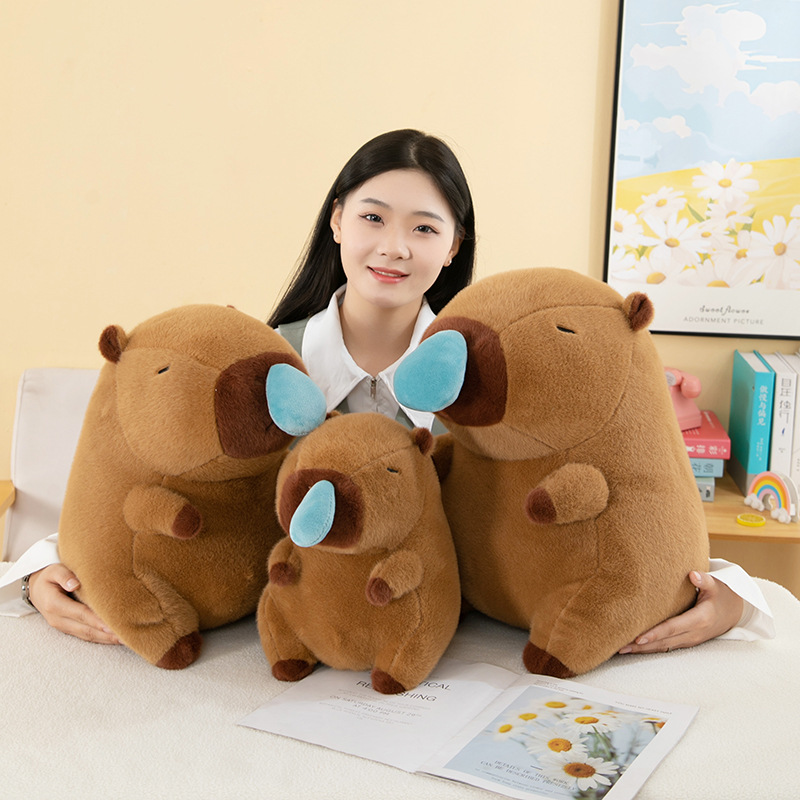 Kappabala mocino muñeca retirar muñeca de peluche almohada de juguete capybara para niñas en línea celebridad fea muñeca Linda
