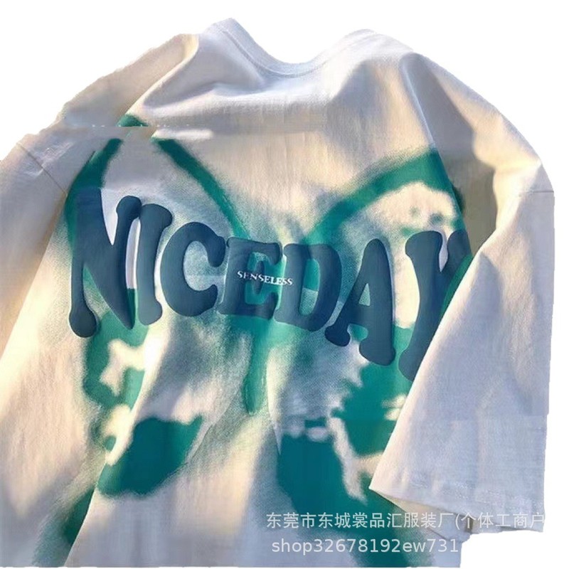 2025 新しい夏の女性の半袖 Tシャツトップス韓国スタイル人気の ins スタイルルーズで多用途なラウンドネック半袖 Tシャツ|undefined
