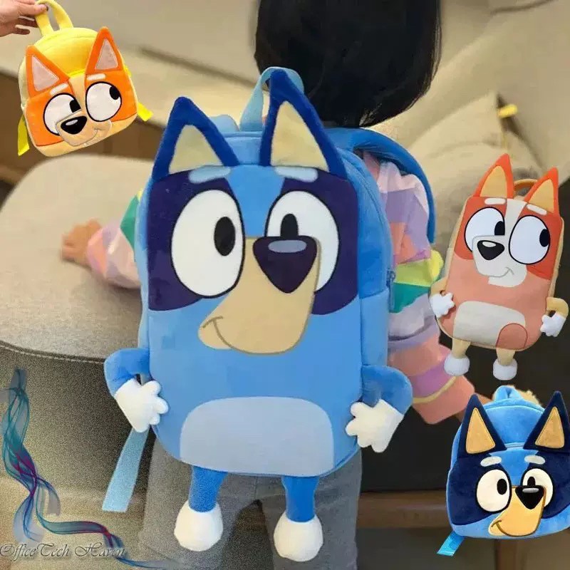 Cross-Border Hot Selling Backpack Children's Small School Bag Plush Cartoon Cute