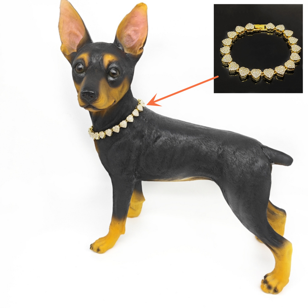 Hjerte halskæde i cubansk stil til kvinder_voghion.com