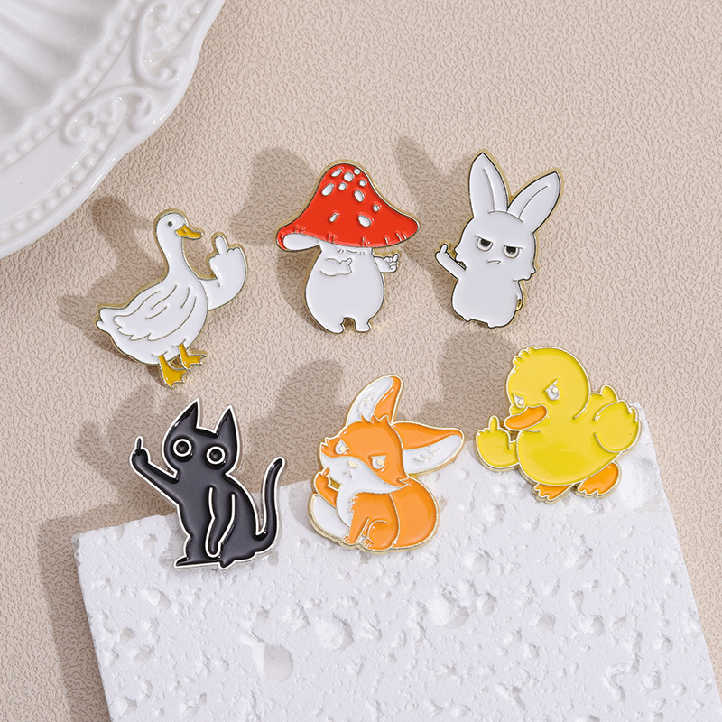 Cartoon Style Style Cartoon Style Pin Animal Alloy Plating Unisex Brooches