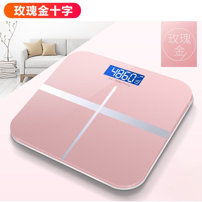 Báscula de peso Penguin, modelo de carga, balanza electrónica de alta precisión para el hogar, dormitorio de pérdida de peso, balanza corporal pequeña, báscula de grasa corporal inteligente