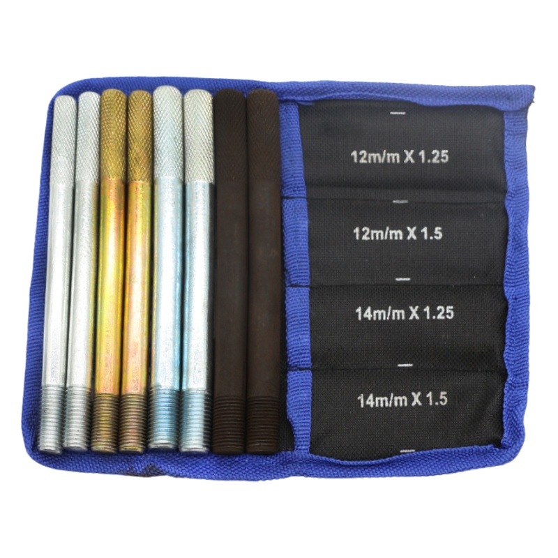 Eje de rueda de neumático instalación fija Barra de posicionamiento conjunto de 8 piezas Mercedes-Benz BMW Audi Volkswagen rueda cubo herramienta de posicionamiento fijo