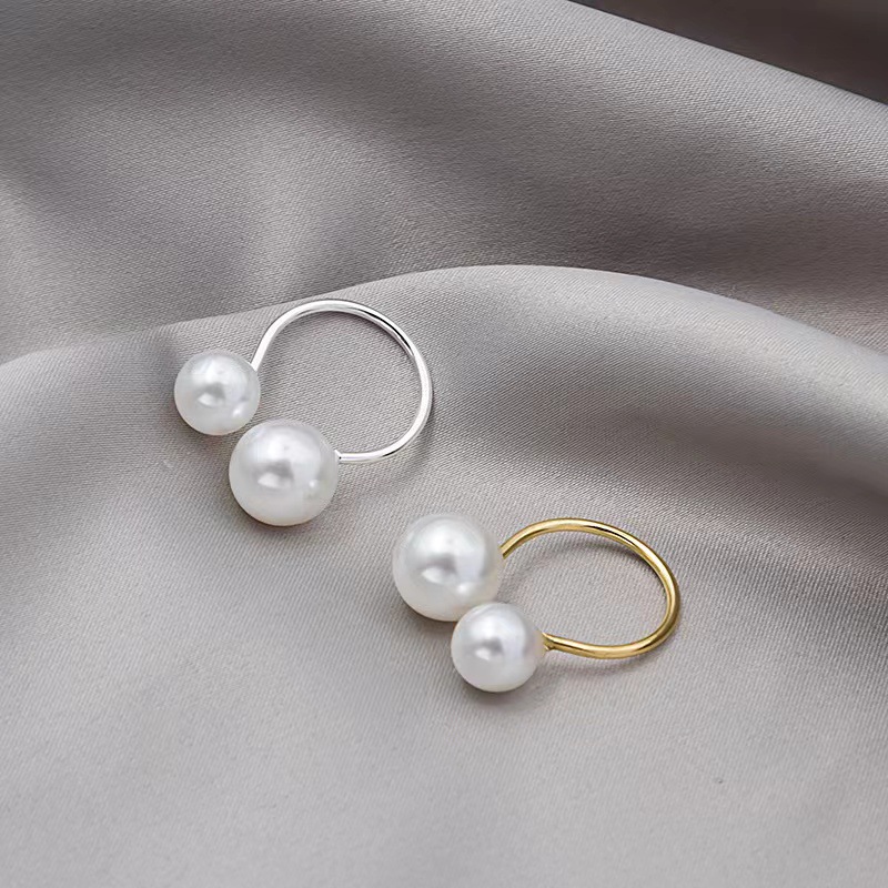 one size fashionable ring pearl