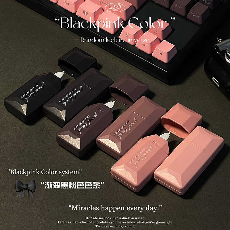 Cinta de corrección de tarjetas cinta de corrección de gran capacidad para estudiantes portátil pequeña portátil Linda cinta de corrección de alta apariencia