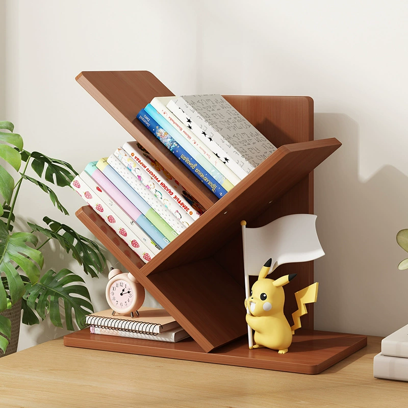 Нанджу утолщает простые настольные книжные полки на студенческом столе