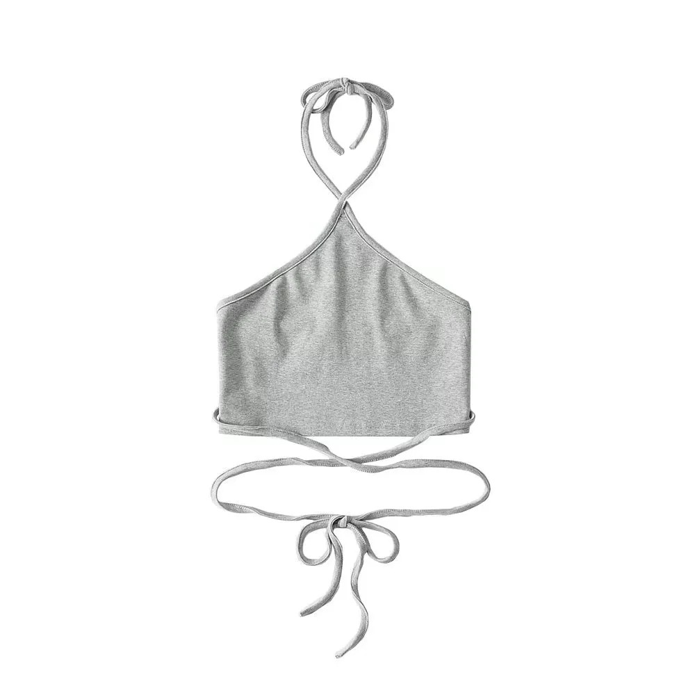 Halter Neck Cropped Top - Color Option 7