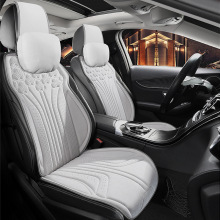 23新款麂皮绒四季通用坐垫秋冬毛绒座垫座椅垫坐套透气马鞍垫座套