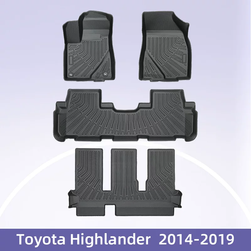 Toyota, материал, коврик при входе, 2019, 3D, из TPE