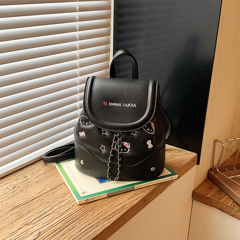 Mochila de estilo de moda femenina versátil para estudiantes de clase mochila de viaje de dibujos animados pequeña 2026 mochila nueva niña
