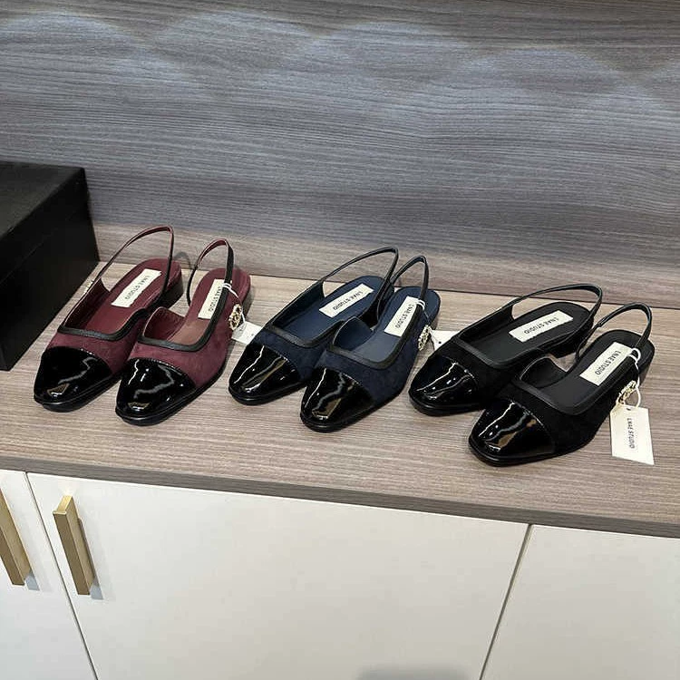 Летние модные сандалии, стиль Chanel, французский стиль