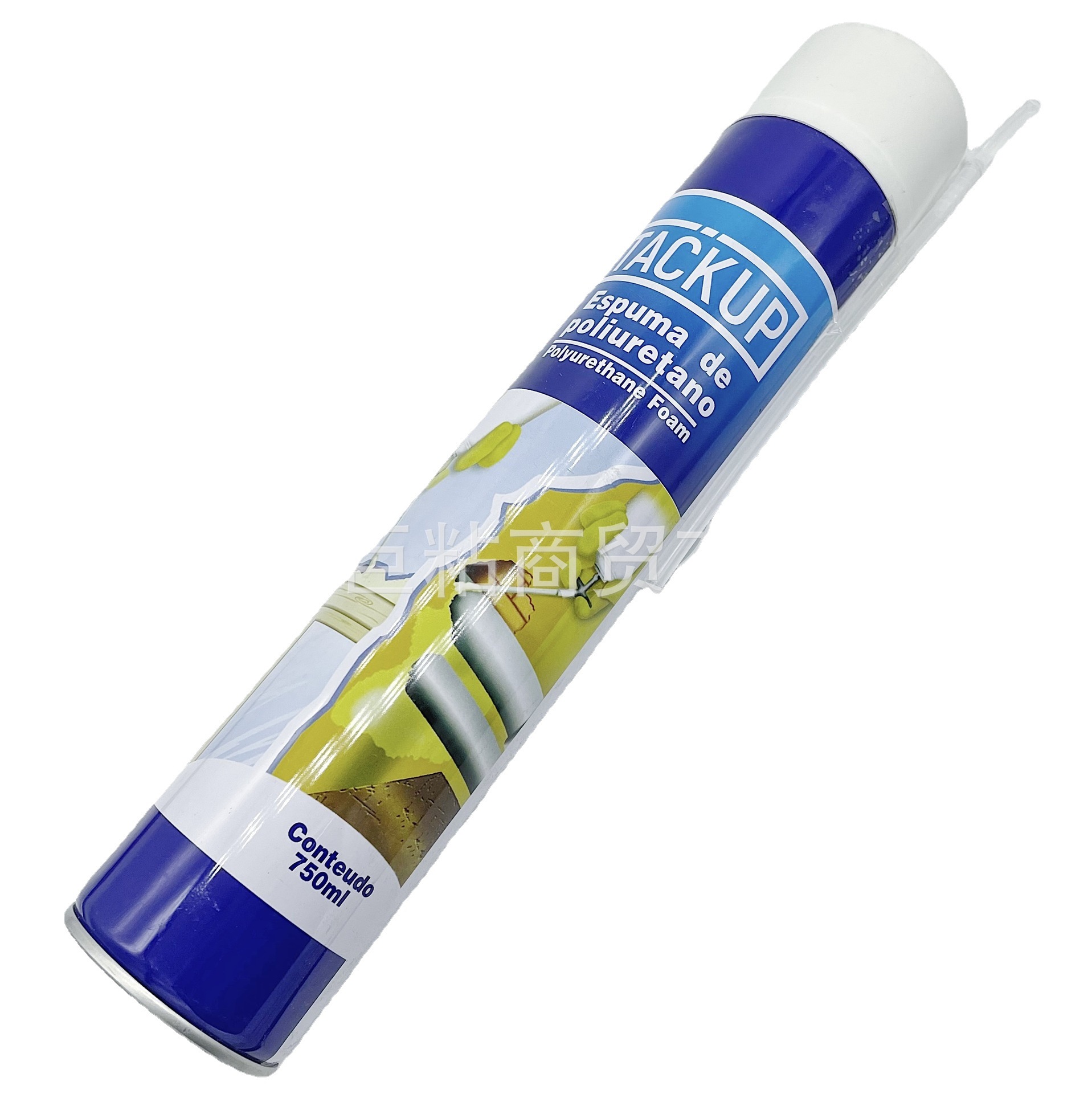 外贸 750ML TACKUP 枪管式一体发泡剂 AKFIX 泡沫填缝剂500ML
