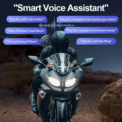 Full-Face Half-Face Three-Quarter Helmet | Motorcycle Helmet Headset
