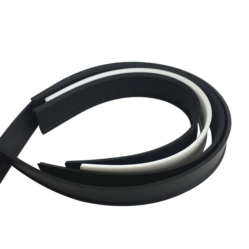 Glass wiper replacement strip Glass window scraper accessories rubber strip Glass scraper black strip