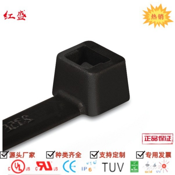 111-12700适用于温度高达+ 105°C（热稳定）的电缆扎带 T120XM