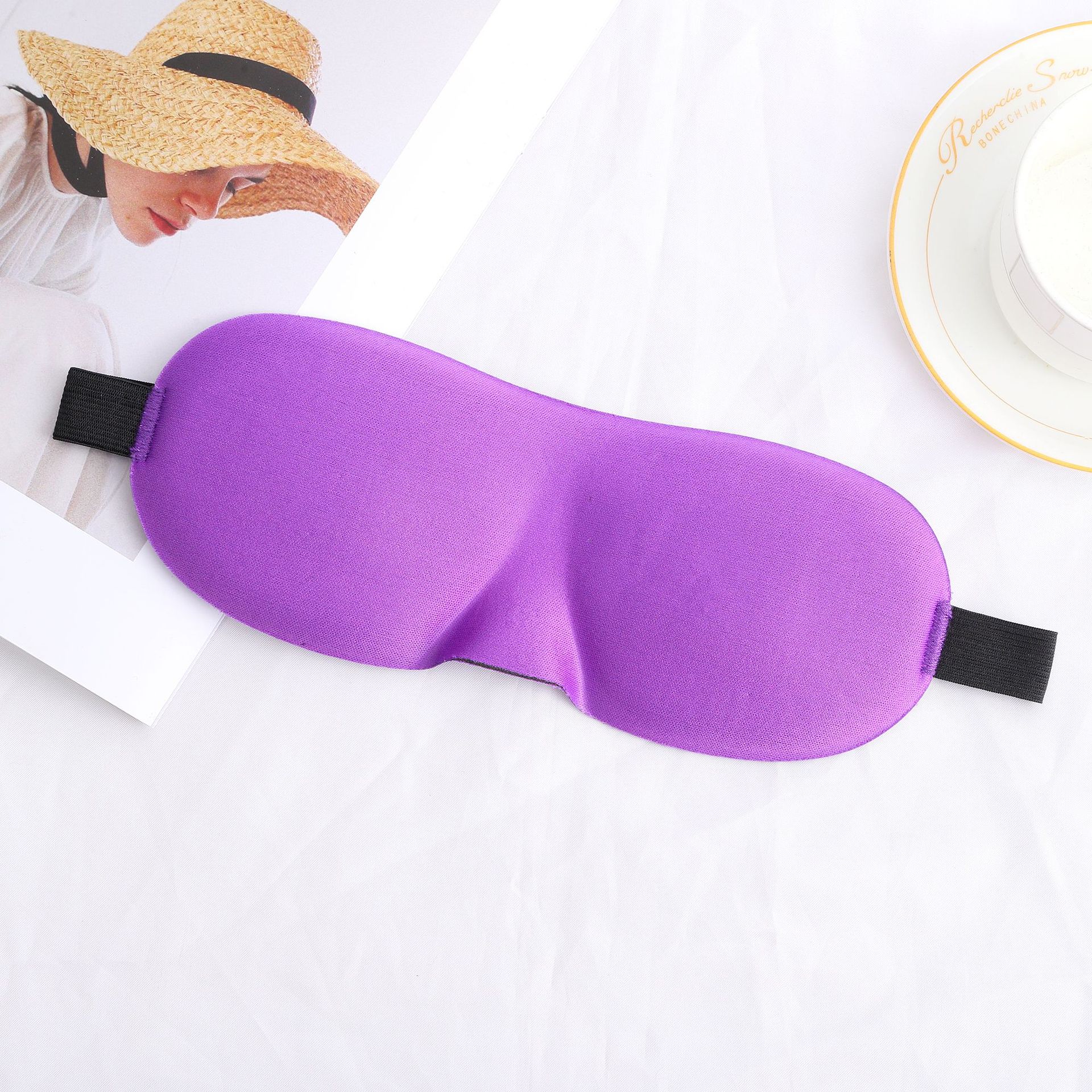 Directo de fábrica 3D tridimensional máscara de ojo creativo tridimensional sueño sombreado transpirable 3D tridimensional máscara de ojo sin costuras logotipo impreso