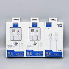 120w超高速充電ケーブルは華為ovリンゴtype-c全互換フラッシュ充電5a携帯電話充電ケーブルを適用する