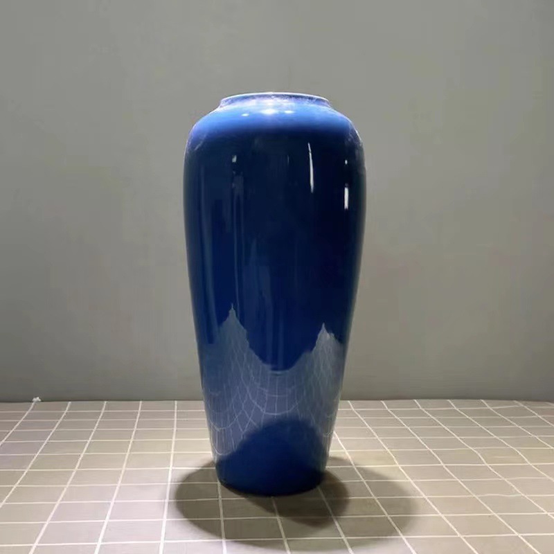파랑 대 높이 32cm 폭 14cm 구경 8cm