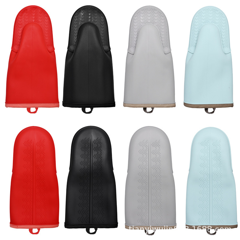 Fabricantes al por mayor guantes de microondas guantes de horno resistentes al calor guantes de horno de silicona guantes de horno de aislamiento térmico