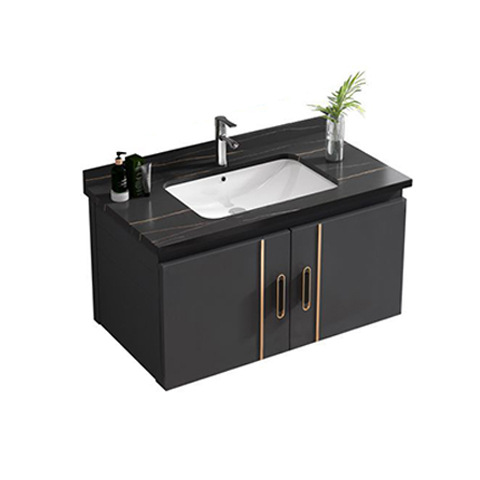 Espacio aluminio tocador tocador tocador tocador armario integrado tabla de roca encimera lavabo lavabo mueble de baño mueble de baño