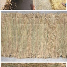 防汛草袋稻草垫子稻草草包下雪路面结冰防滑草垫子护坡编织草袋子