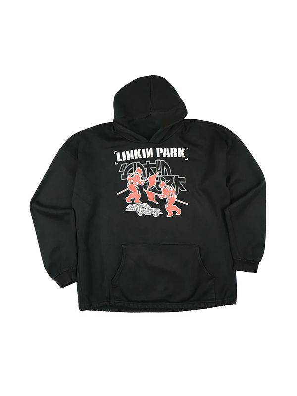 Autumn New Lincoln Park Linkin Classic Soldier Pattern European and American Retro Loose Direct Spray Hooded Sweatshirt for Men